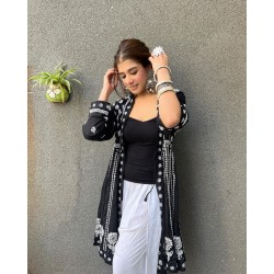 Party wear shrug choli dhoti suit